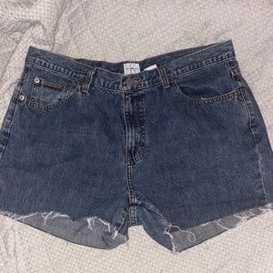 Calvin Klein Dark Blue Jean Shorts